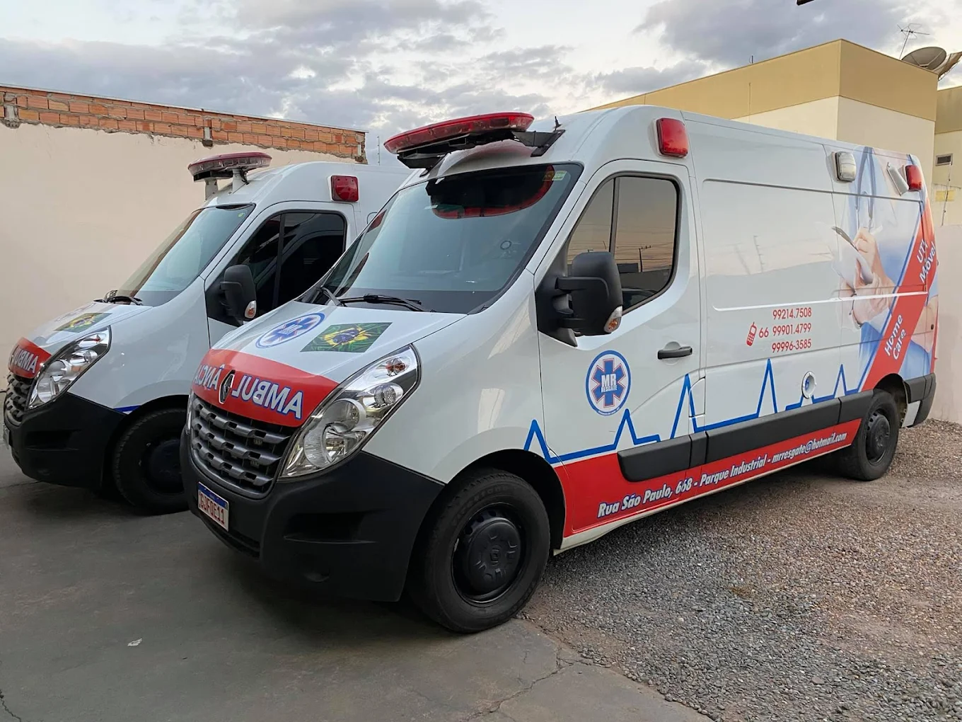 Frota de ambulâncias MR Resgate pronta para cobertura de eventos